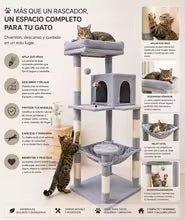 Árbol Rascador 4 en 1 para Gatos